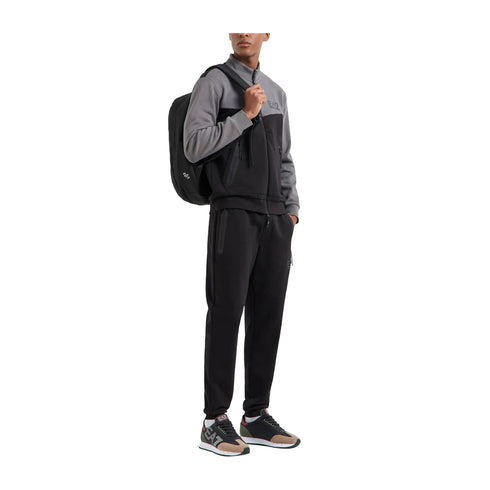 EA7 EMPORIO Tuta sportiva Tuta Uomo Athletic Colour Block Nero grigio A24 - EA7 EMPORIO6DPV60PJVTZ - 1200 - S - Francavilla Moda